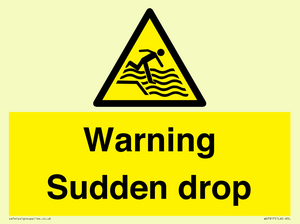 Warning Sudden drop